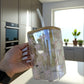 Pink Bows Glass Cup
