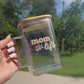 Mom Life Glass Cup